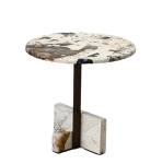 Stolik boczny JOAQUIM z marmurowym blatem Tacchini