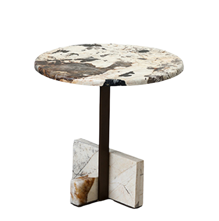 Stolik boczny JOAQUIM z marmurowym blatem Tacchini
