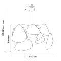 Lampa wisząca SCREEN XL czarna Ø110 Market Set