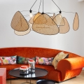 Lampa z siatką z trzciny SCREEN XXL Ø150 Market Set