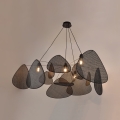 Lampa wisząca SCREEN XXL czarna siatka trzcinowa Ø150 Market Set