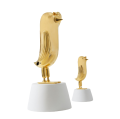 Figurka ceramiczna HOPEBIRD malowana 24kt złotem Bosa