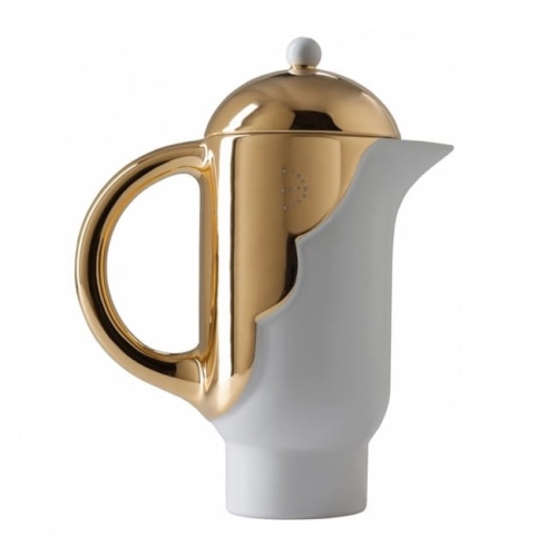 Dzbanek BROCCA malowany 24kt złotem Bosa
