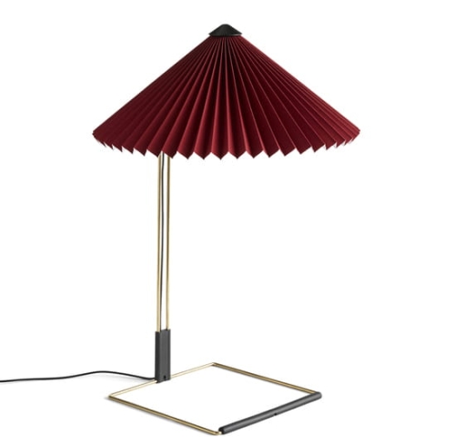 Lampa stołowa MATIN 380 bawełniany klosz HAY