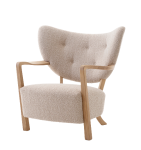 Fotel WULFF ATD2 nogi dębowe &Tradition