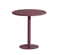 Stolik ogrodowy WEEK-END okrągły Ø70 Petite Friture burgund