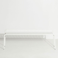 Ławka ogrodowa WEEK-END bez oparcia Petite Friture biała