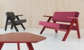Sofa dwuosobowa CLAPP w stylu lat 60. NOTI