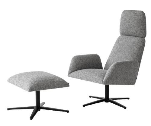 Fotel z wysokim oparciem MANTA LOUNGE Noti