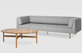 Sofa MUSE z tapicerowanymi podłokietnikami Noti