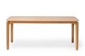 Stół LEAF blat lite drewno buk/dąb 94x185 TON