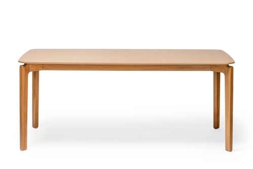 Stół LEAF blat lite drewno buk/dąb 94x185 TON
