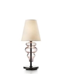 Lampa stołowa RAN biało-różowa Barovier&Toso