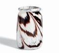 Wazon szklany SPLASH Coffee and White HAY
