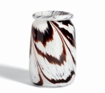 Wazon szklany SPLASH Coffee and White HAY