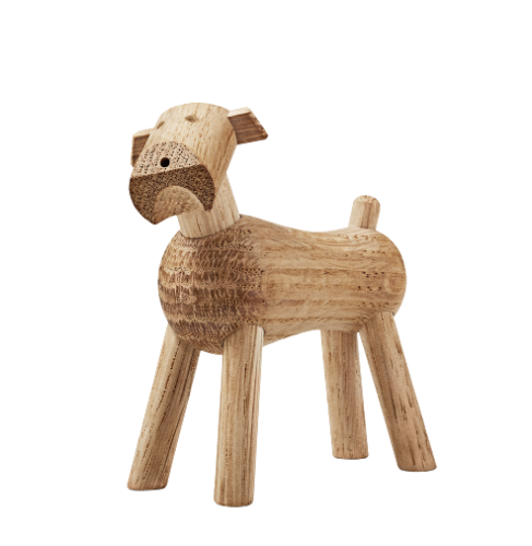 Figurka drewniana piesek DOG dąb Kaj Bojesen