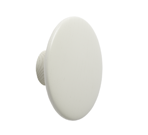 Wieszak jesionowy THE DOTS biały Ø13 cm MUUTO