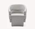 Fotel mały geometryczny RIFT SMALL MOROSO