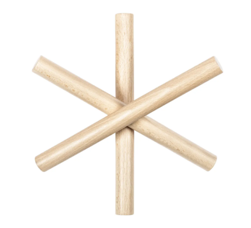 Wieszak drewniany LOGS buk TON