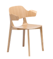 Fotel LEAF drewniany TON