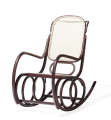 Fotel bujany DONDOLO_591 tapicerowany / rattanowy TON