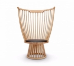 Fotel FAN wysokie oparcie Tom Dixon