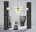 Fotel FAN wysokie oparcie Tom Dixon