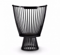 Fotel FAN wysokie oparcie Tom Dixon
