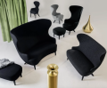 Fotel WINGBACK wysokie oparcie Tom Dixon