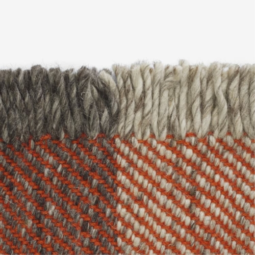 Dywan FRINGE czerwony Kvadrat