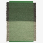 Dywan FRINGE zielony Kvadrat