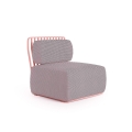 Fotel ogrodowy GRILL DIABLA hexagon pink