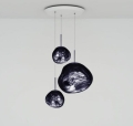 Żyrandol MELT TRIO ROUND LED Tom Dixon smoke