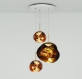 Żyrandol MELT TRIO ROUND LED Tom Dixon złoty