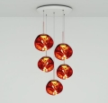 Żyrandol MELT MINI ROUND LED Tom Dixon miedziany
