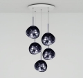 Żyrandol MELT MINI ROUND LED Tom Dixon smoke