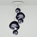Żyrandol MELT LED LARGE ROUND Tom Dixon smoke