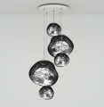 Żyrandol MELT LED LARGE ROUND Tom Dixon chrom