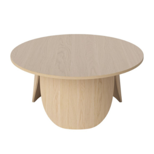 Stolik kawowy PEYOTE Ø80 dębowy Bolia 