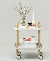 Stolik pomocniczy BLOCK 50x35 na kółkach NORMANN COPENHAGEN