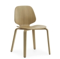 Krzesło MY CHAIR drewniane Normann Copenhagen dąb