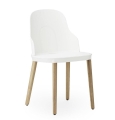Krzesło ALLEZ dębowe nogi Normann Copenhagen biały