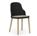 Krzesło ALLEZ wiklinowe siedzisko Normann Copenhagen czerń