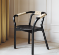 Krzesło KNOT czarne z sznurkiem Normann Copenhagen