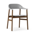 Krzesło HERIT Normann Copenhagen dąb opalany + szary
