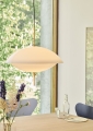 Lampa wisząca CLAM biało-mosiężna Fritz Hansen
