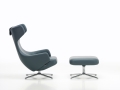 Fotel z podnóżkiem GRAND REPOS Vitra