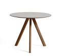Stół okrągły CPH 20 Ø90 orzech amerykański HAY kamienny szary