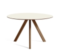 Stół okrągły CPH 25 Ø120 orzech amerykański HAY off white
