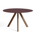 Stół okrągły CPH 25 Ø120 orzech amerykański HAY burgund